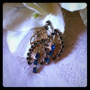 Vintage Phyllis Gold-Filled Rhinestone Brooch